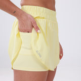 Short de course Megan Pale Banana