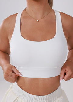 Kassy Sports Bra Cloud Dancer