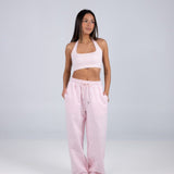 Sofia Halter Neck Sports Bra Pink Milkshake