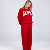 Alowa Joggers Red Cherry