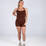 Kayli Biker 5" Dark Chocolate