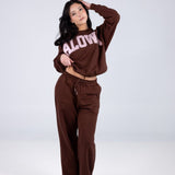 Alowa Crewneck Dark Chocolate