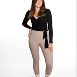 Alowa Wrap Top Black