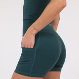 Kayli Biker avec poches 5" Deep Pine