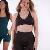 Béatrice Sports Bra Dark Truffle