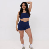 Kayli Biker taille en V 5" Deep Navy
