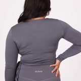 Alowa Wrap Top Shadow