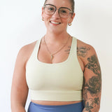 Kassy Sports Bra Cream