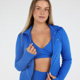 Active zip vest Mystic Blue