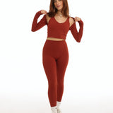 Mylo Seamless High Waist Red Velvet