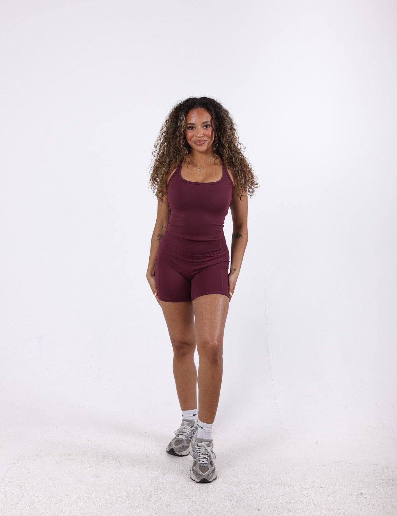 Kiara Tank Burgundy