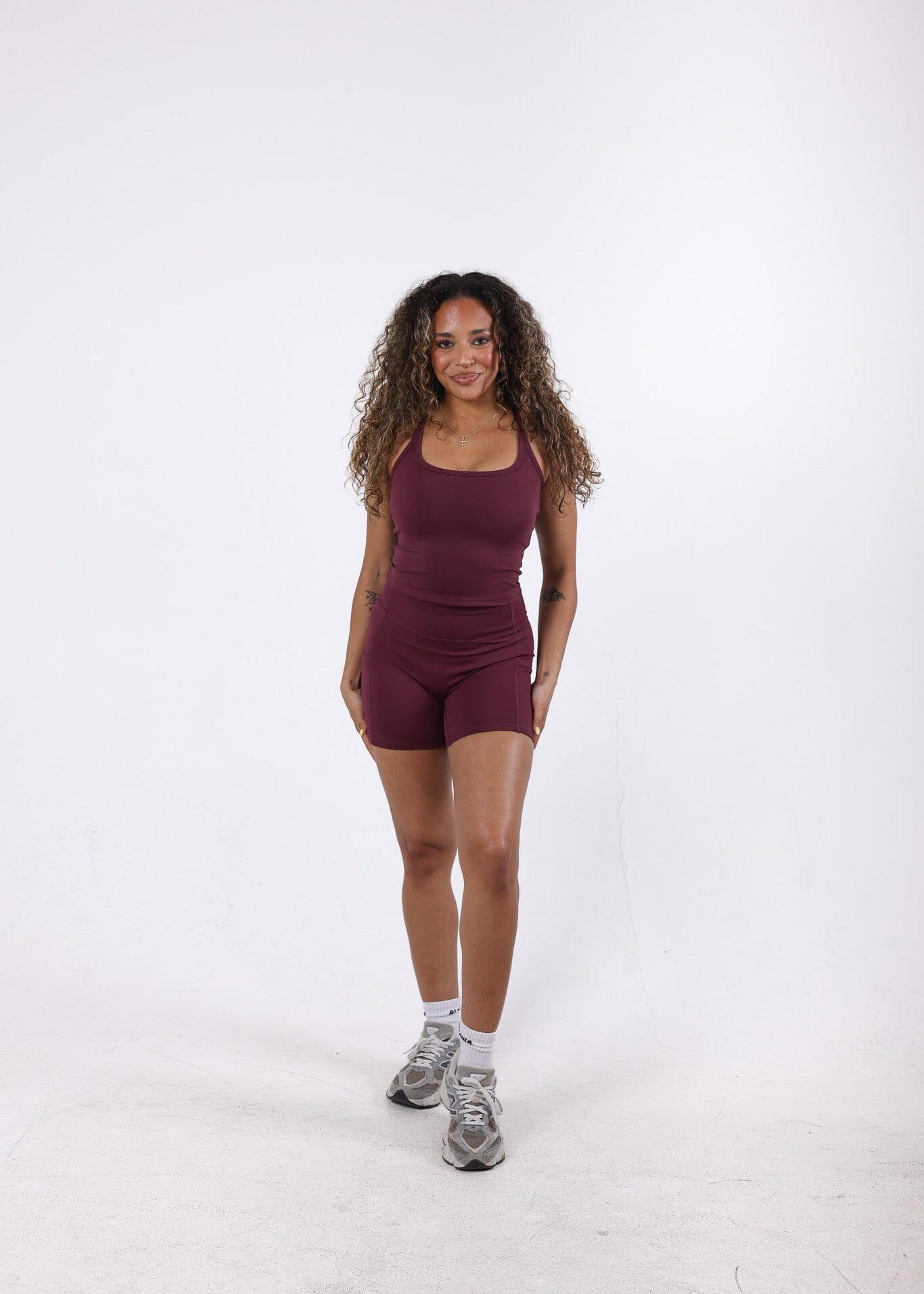 Kiara Tank Burgundy