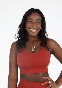 Ally Sports Bra Red Velvet