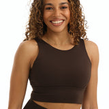 Eva Sports Bra Dark Truffle