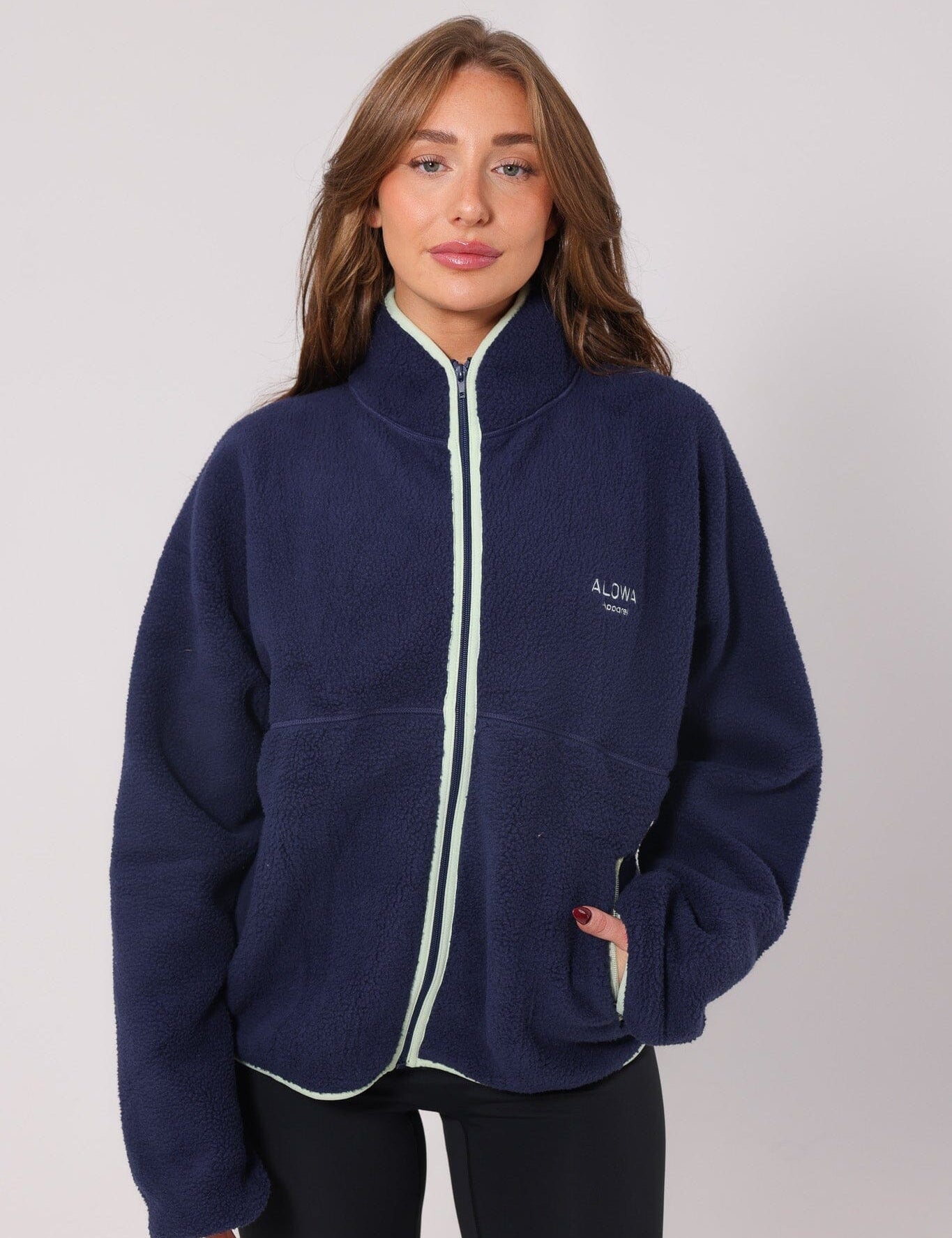 Alowa Sherpa Jacket Blueberry Cake