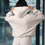 Zip Hoodie Vanilla Cream
