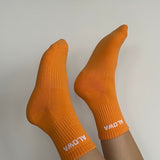 Mini Crew Socks Orange