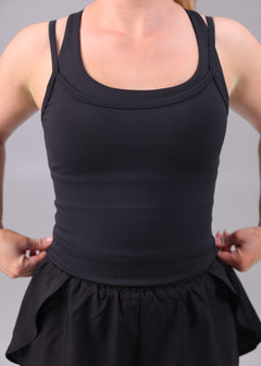 Lindsay Tank Black