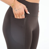 Mylo Seamless with pockets Dark truffle