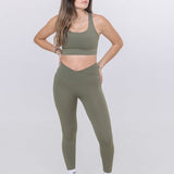 Mylo V Waist with pockets Warm Sage