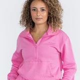 Sweat polaire rose