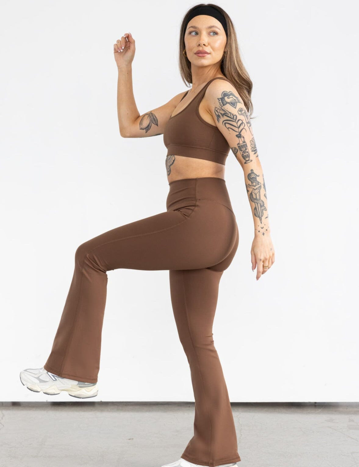 Stacy Flare Leggings Cappuccino