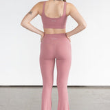 Stacy Flare Leggings Blush