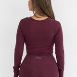 Clea Long Sleeve 2.0 Burgundy