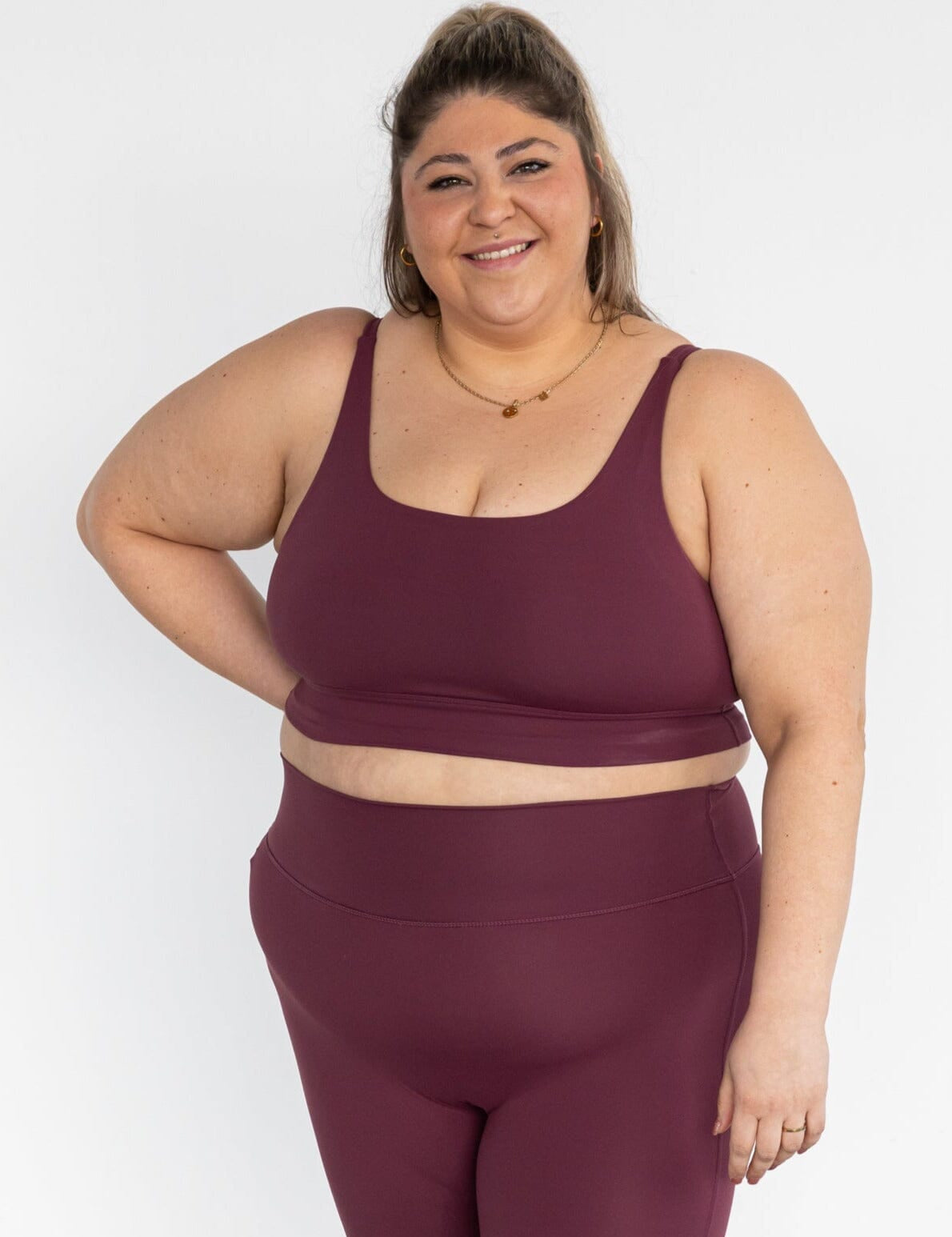 Aria Sports Bra 2.0 Burgundy