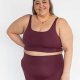 Aria Sports Bra 2.0 Burgundy