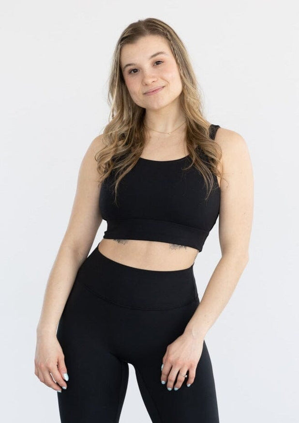 Alo Yoga Sports Bras Black - $25 (34% Off Retail) New With Tags - From  keileigh