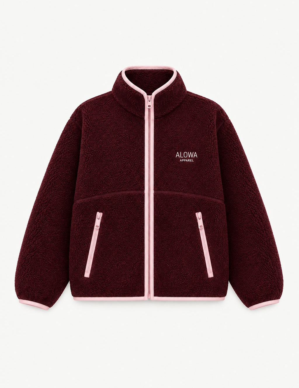 Alowa Sherpa Jacket Dark Cherry
