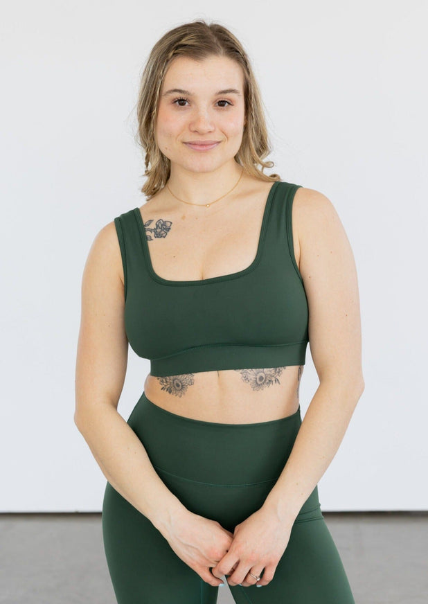 Fleo Celine Sports Bra Agave Green – Inner Strength Products